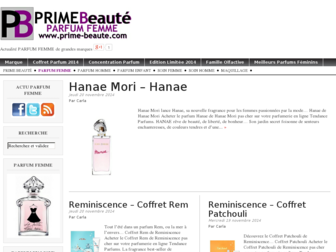 parfum-femme.prime-beaute.com website preview