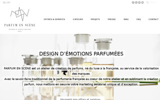 parfumenscene.fr website preview