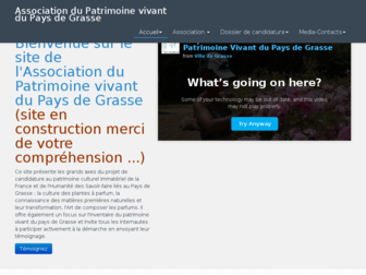 patrimoinevivant-paysdegrasse.fr website preview