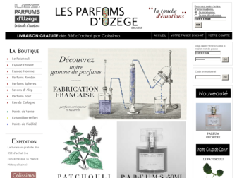 parfums-duzege.com website preview
