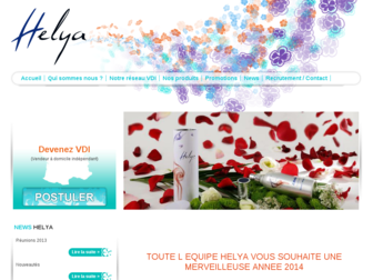 helya-parfums.fr website preview
