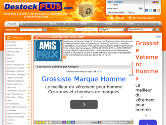 amisprix.destockplus.com website preview