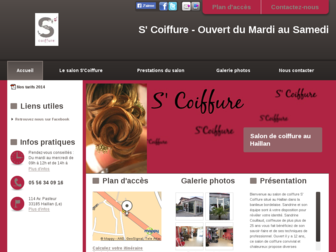 s-coiffure-haillan.fr website preview