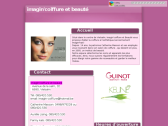 imagin-coiffure.com website preview