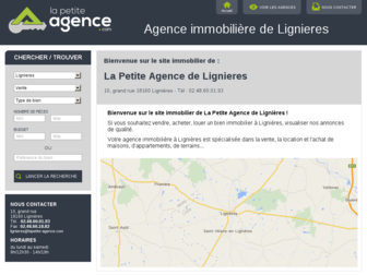 lpa-immobilier-lignieres.com website preview