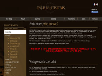 parisheure.com website preview