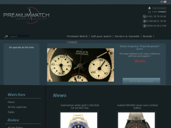 premiumwatch.fr website preview