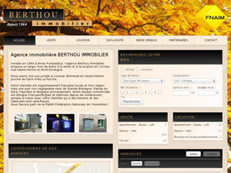 berthou-immobilier.com website preview