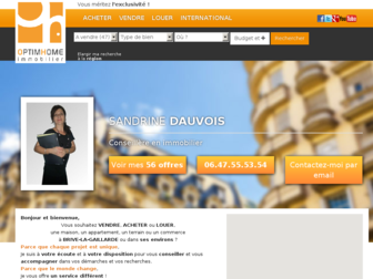 dauvois.optimhome.com website preview