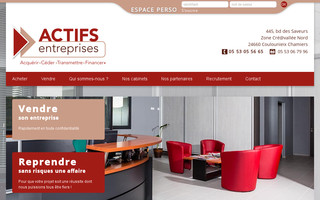 actifs-entreprises.fr website preview
