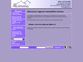 icimmo.fr website preview