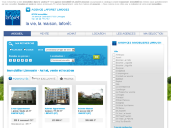 laforet-immobilier-limousin.com website preview