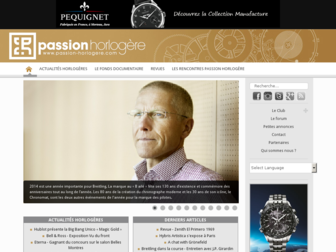 passion-horlogere.com website preview