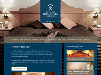 hotel-horlogers.ch website preview