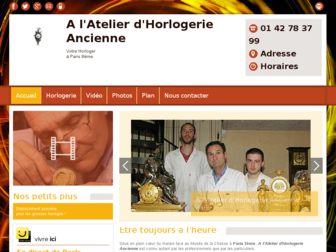 alatelierdhorlogerieancienne.com website preview