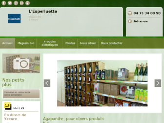 esperluette-yzeure.fr website preview