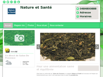 nature-sante-salon-provence.fr website preview