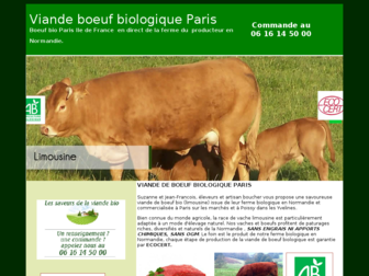 vente-boeuf-biologique-paris.com website preview