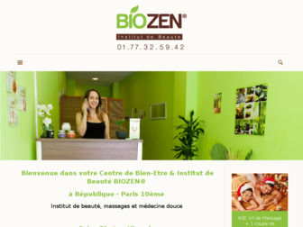biozen.fr website preview