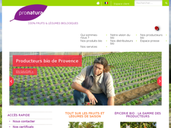 pronatura.com website preview