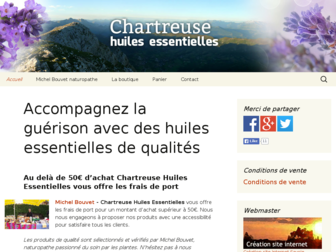 chartreuse-huiles-essentielles.fr website preview