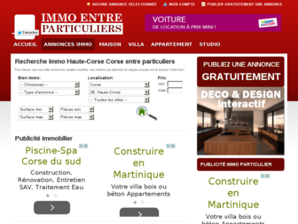 haute-corse.immo-entre-particuliers.com website preview