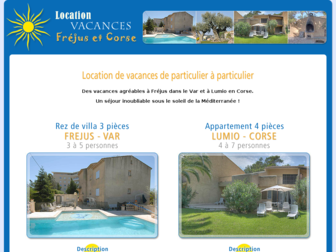 location-vacances-frejus-corse.fr website preview