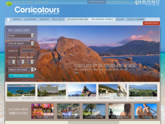 corsicatours.com website preview