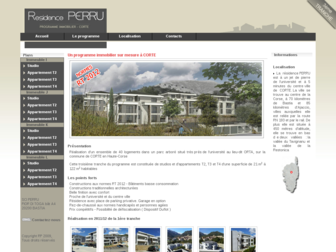 residence-perru.fr website preview