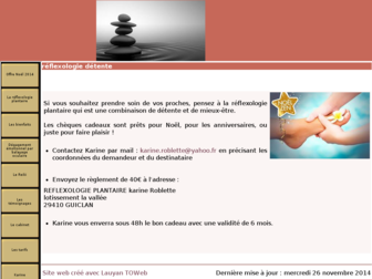 reflexologie-karine-roblette.fr website preview
