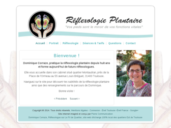 reflexologue-toulouse.fr website preview