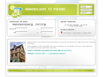 immo-stpierre.fr website preview
