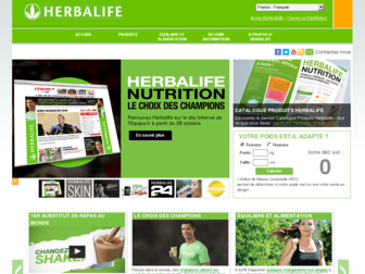 herbalifefrance.fr website preview