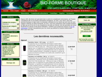 bio-forme-boutique.com website preview