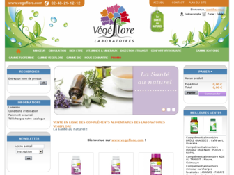 vegeflore.com website preview