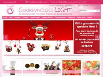 gourmandises-light.com website preview