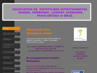 dietetiqueouest.fr website preview