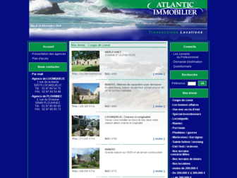 atlantic-immobilier.com website preview