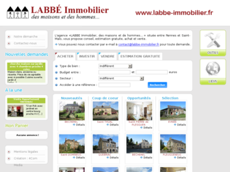 labbe-immobilier.fr website preview