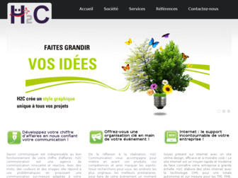 h2c-communication.fr website preview
