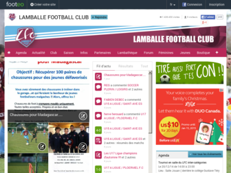 lamballe-football-club.footeo.com website preview