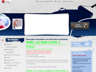 leguilloux-enduiseur.com website preview