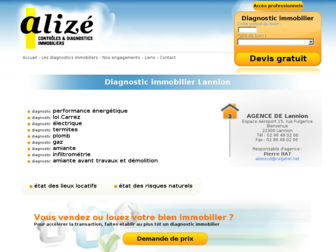 lannion.diagnostic-alize.fr website preview