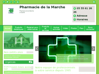 pharmaciedelamarche.com website preview