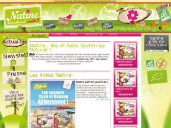 natine.fr website preview