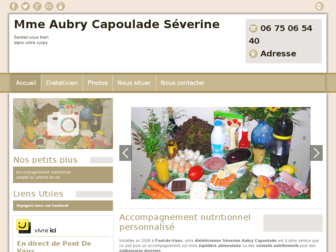 dieteticienne-aubry-capoulade.fr website preview