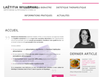 dieteticienne-laetitia.com website preview
