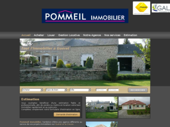 pommeil-immobilier.fr website preview