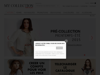 mycollection.fr website preview