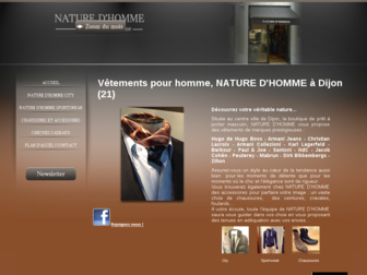 naturedhomme.com website preview
